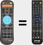 Replacement remote control for GX-IR05