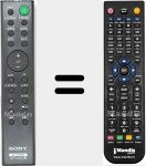 Replacement remote control for RMT-AH410U