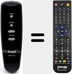 Replacement remote control for A500/6RC