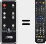 Replacement remote control for DM55