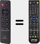 Replacement remote control for TT318