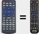 Replacement remote control for 3500