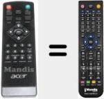 Replacement remote control for RC-260RR-190 (VZJ9000001)