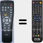 Replacement remote control for 5F260PN021JT