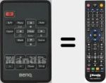 Replacement remote control for BENQ001 (5J.J3G06.001)