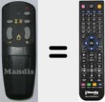 Replacement remote control for Fire (Fireplace1)
