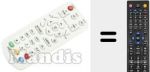 Replacement remote control for MKJ50025131