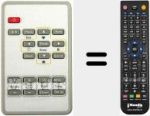 Replacement remote control for EX320U