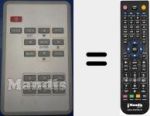 Replacement remote control for ULTEX320