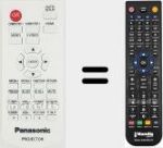 Replacement remote control for N2QAYA000071
