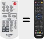 Replacement remote control for MXBD (6451021724)