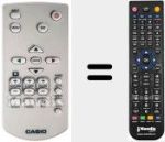Replacement remote control for YT-150