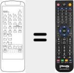 Replacement remote control for 076100R001