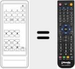 Replacement remote control for 105045H