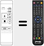 Replacement remote control for 143.9.4100.62282