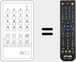 Replacement remote control for 16 PROGRAMMI US