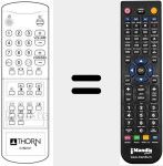 Replacement remote control for C 15013 T