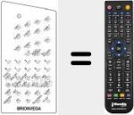 Replacement remote control for 660.01.0183