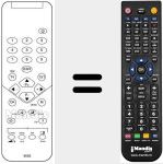 Replacement remote control for 8000