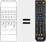 Replacement remote control for 8116
