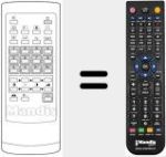 Replacement remote control for 9050