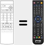 Replacement remote control for 596618-6