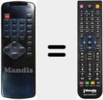 Replacement remote control for ASTI 4300