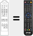 Replacement remote control for BBD 901-D2 MAC