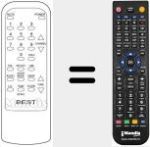 Replacement remote control for BESTLINK