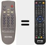 Replacement remote control for BK2-C4