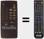 Replacement remote control for SR 70 S