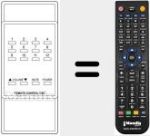 Replacement remote control for CB 5102