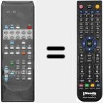 Replacement remote control for CR 169