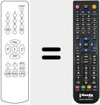 Replacement remote control for DAEW48B2128A02