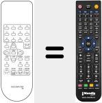Replacement remote control for DIGICOMPUTER 29 KEYS