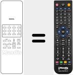 Replacement remote control for DIGITAL