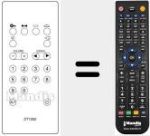 Replacement remote control for DT 1000