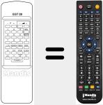 Replacement remote control for RC 0342