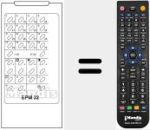 Replacement remote control for EPM 32