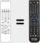 Replacement remote control for 5652 18 15