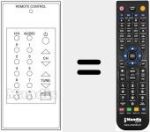 Replacement remote control for GALAXY 24