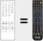 Replacement remote control for INFRARED 1030 S