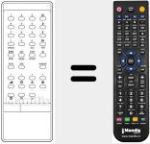 Replacement remote control for LF 67M 39