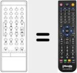 Replacement remote control for IR 2060 M