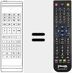 Replacement remote control for 5652 13 01