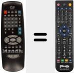 Replacement remote control for JK00183645