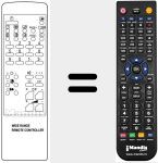 Replacement remote control for MG 2571