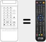 Replacement remote control for MOD.8100