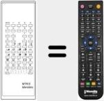 Replacement remote control for MTR 2