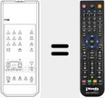 Replacement remote control for P 1 M